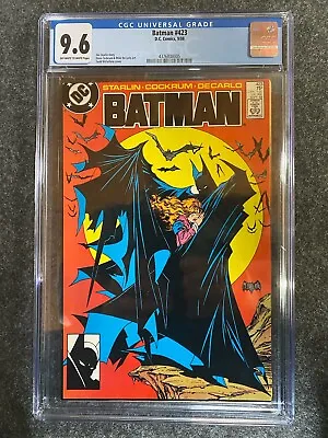 Buy D.C. Comics Batman #423 9/88 Cgc 9.6 McFarlane Masterpiece • 381.50£