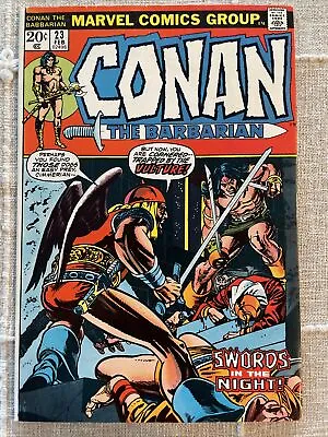 Buy Conan The Barbarian #23 FN/VF Marvel 1972, Barry Windsor-Smith, 1st Red Sonja • 118.58£