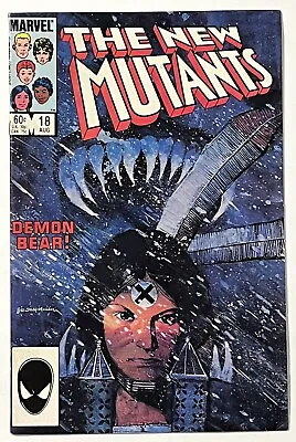 Buy New Mutants #18 - 1st Cameo Warlock - 1st Full Demon Bear - Mid-Grade Key - 1984 • 5.48£