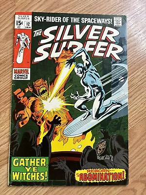 Buy The Silver Surfer #12 Gather Ye Witches! Stan Lee Story John Buscema Art VG+ • 27.32£