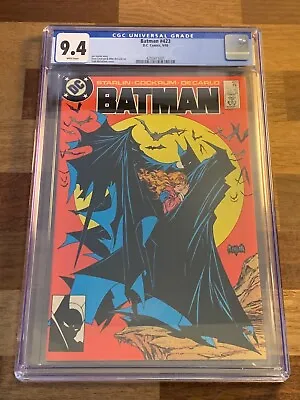 Buy Batman #423 CGC 9.4 WHITE Pages. First 1st Printing. DC Comics Todd McFarlane • 239.86£