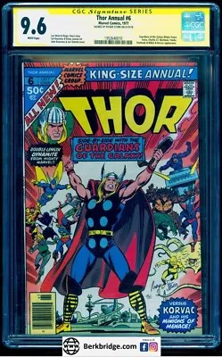 Buy THOR ANNUAL 6 CGC 9.6 SS WHITE NO 9.8 EXIST 💎 1st GUARDIANS OF THE GALAXY MEET • 94.36£