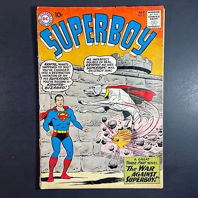 Buy Superboy 82 1st Bizarro Krypto Silver Age DC 1960 Curt Swan Jerry Siegel Comic • 20.05£