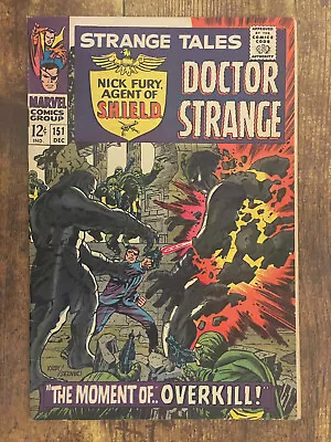 Buy Strange Tales #151 - GORGEOUS HIGHER GRADE - Marvel Comics 1966 • 17.19£