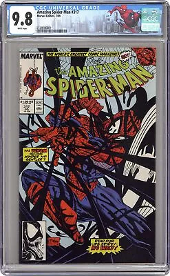 Buy Amazing Spider-Man #317 CGC 9.8 1989 2129186001 • 227.18£