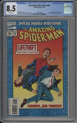 Buy The Amazing Spider-man #388 - Cgc 8.5 - Chameleon - Venom - Vulture • 39.52£