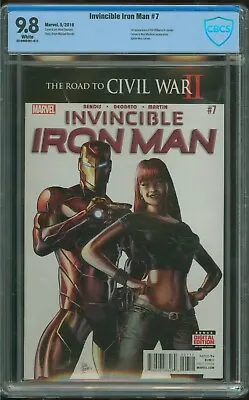 Buy Invincible Iron Man #7 1st Print CBCS 9.8 First Riri Williams & Tomoe • 55.64£