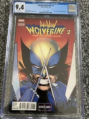 Buy All New Wolverine #1 Cgc 9.4 1st App Laura Kinney As Wolverine - Marvel Comics • 10.50£