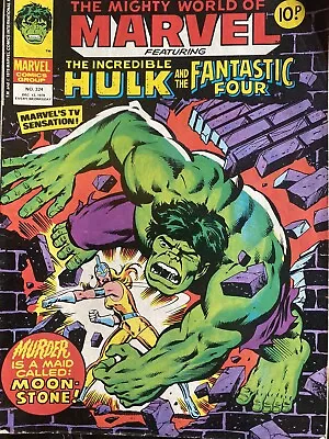 Buy THE MIGHTY WORLD OF MARVEL 1978, No.324  FEAT. THE INCREDIBLE HULK & FANTASTIC 4 • 4£