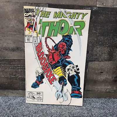 Buy The Mighty Thor #451 Newsstand Cover 337 Homage • 6.30£