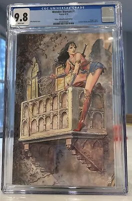 Buy Wonder Woman 1 2020 Italian/Museum Virgin Variant Manara CGC 9.8 White Pages • 298.88£