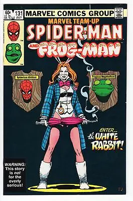 Buy Marvel Team-Up #131 (1972) 1st White Rabbit FROG-MAN Paul Smith Cover 1983 • 55.20£