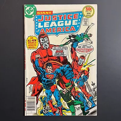 Buy Justice League Of America 141 KEY Bronze Age DC 1977 JLA Comic Book Manhunters • 11.95£