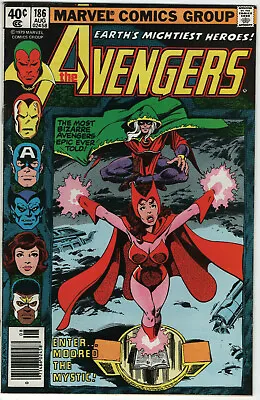 Buy Avengers 186 Marvel Comic 1979 Newsstand 1st App Chthon Dr Strange 2 MCU Villain • 72.05£