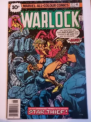 Buy WARLOCK #13 (Starlin) Marvel Comics 1976 VFN • 12£