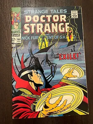 Buy VINTAGE 1968 Marvel Comics STRANGE TALES #168 DOCTOR STRANGE Nick Fury Cover • 19.70£