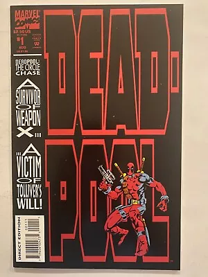 Buy Deadpool The Circle Chase # 1    1993   Spiderman + Weapon X   VF  8.0 • 11.95£