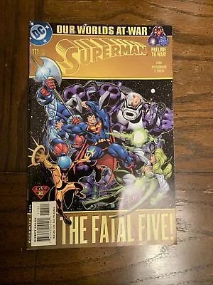 Buy Superman #171 2001, DC 'Prelude To War', Jeph Loeb, McGuinness, VF/NM, Unread! • 4£