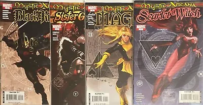 Buy 4 Mystic Arcana Comics: Black Knight, Sister Grimm,Magik & Scarlet Witch ALL 1st • 19.72£