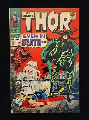 Buy The Mighty Thor #150, Marvel Comics 1968 VG- 3.5 Stan Lee/Jack Kirby • 31.61£
