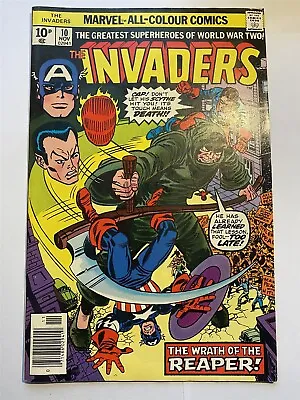 Buy THE INVADERS #10 Marvel Comics UK Price 1976 VF/NM • 7.95£