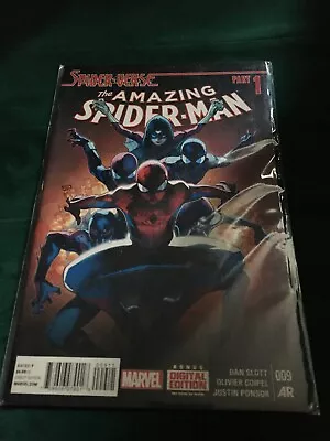 Buy Amazing Spiderman # 9 (2015) Spider-verse Part 1  2nd Spider-Gwen Hot! Movie • 5£