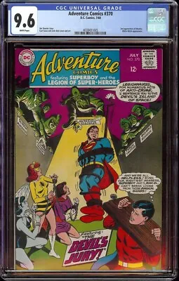 Buy Adventure Comics # 370 CGC 9.6 White (DC, 1968) 2nd Appearance Of Mordru • 312.29£