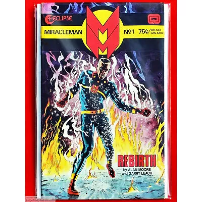 Buy MiracleMan # 1 1st Issue 1st Print Alan Moore UK YELLOW SALE BACK 1985 (Lot 2302 • 274.43£