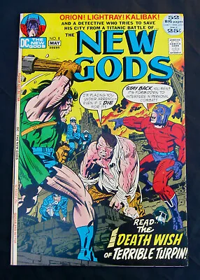 Buy THE NEW GODS #8 - Jack Kirby Script & Art - Orion (DC 1972) 8.5 VF+ • 13.39£