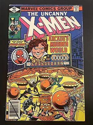 Buy Uncanny X-Men #123 VG Arcade Spider-Man *PNCARDS* • 47.44£