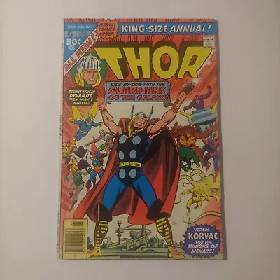 Buy Thor Annual #6 VF 2nd App & Origin Of Korvac 1st Achernonians Marvel Comic • 30.07£