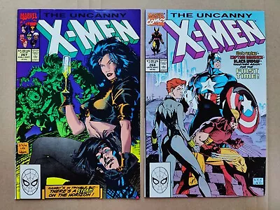 Buy Uncanny X-Men 267 VF+ 268 FN+ Lot Of 2 Jim Lee 1990 Wolverine 2nd Gambit • 26.09£