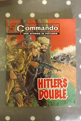 Buy COMMANDO COMIC WAR STORIES IN PICTURES No.1303 HITLER'S DOUBLE GN2063 • 7.99£