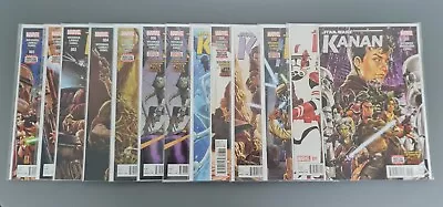 Buy STAR WARS Kanan The Last Padawan FULL SET 1 TO 12 PLUS 1 OTHER ISSUE 6 ALL NM • 320£