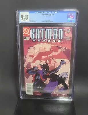 Buy Batman Beyond #22 2001 CGC 9.8 HTF Late Issue NEWSSTAND RARE Mcfarlane  Obo Dm • 948.73£