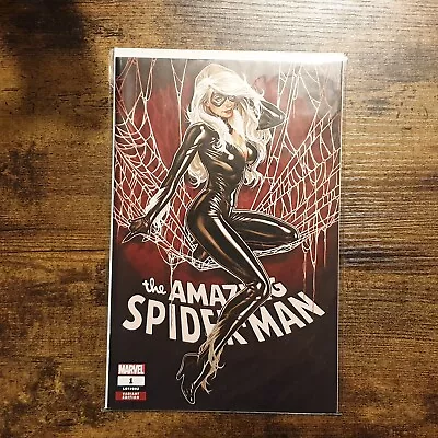 Buy Amazing Spider-Man 1 (Legacy 802) Black Cat Variant • 30£