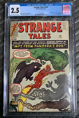 Buy Strange Tales #109 1963 1st Appearance Of Circe CGC 2.5 4113997009 • 225£