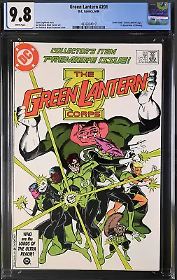 Buy GREEN LANTERN #201 [1986] CGC 9.8 1st Appearance Of KILOWOG DC Comics SIGNED • 220.96£