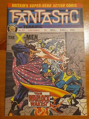 Buy Fantastic #57 March 1968 FINE+ 6.5 Power Comic Reprints X-Men #30 • 7.50£