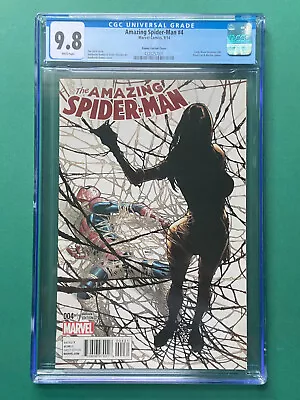 Buy Amazing Spider-Man #4 CGC 9.8 (Marvel 9/14) Ramos Variant - 1st App Silk • 329.99£