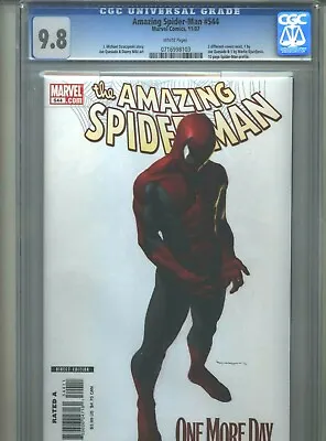 Buy Amazing Spider-Man #544 CGC 9.8 (2007) Marko Djurdjevic One More Day Spiderman • 158.06£