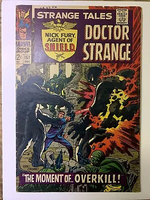 Buy Strange Tales #151/Silver Age Comic Book/1st Steranko Art In Marvel Comics/FN- • 43.97£
