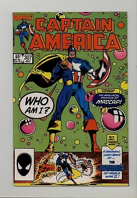 Buy Captain America 307 VF+ 1st Appearance Madcap 1985 • 12.06£