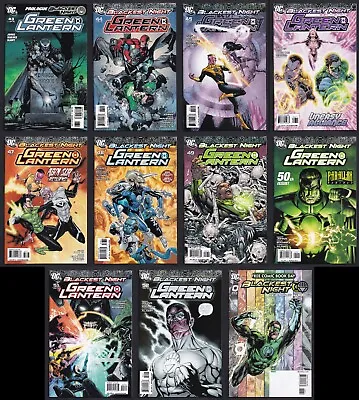 Buy Green Lantern #43-52 Complete Blackest Night Crossover + FCBD Blackest Night. • 27.17£
