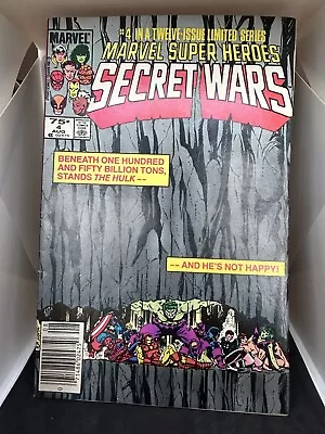 Buy Marvel Super Heroes Secret Wars #4 News Stand Edition • 11.94£