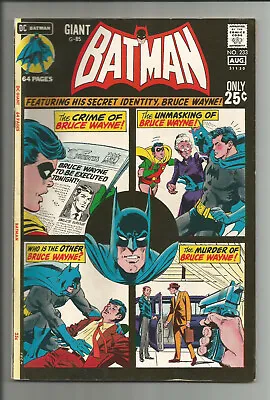Buy Batman #233 (1971) Giant 64 Pgs VF 8.0 • 39.18£