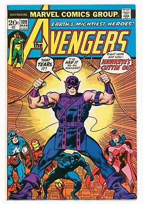 Buy Avengers #109 VF-NM 9.0 Original Owner • 85£