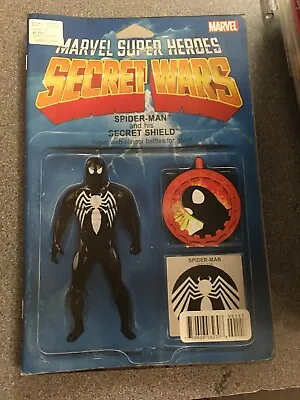 Buy Marvel Super Heroes Secret Wars #1 Spider-man Action Figure Variant 2015 • 6.99£