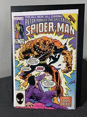 Buy Peter Parker The Spectacular Spider-Man #111 Marvel Comic Book 1986 • 16.04£