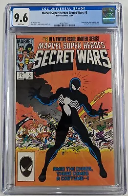 Buy Marvel Super Heroes Secret Wars #8 Cgc 9.6 White Pages Symbiote Origin 1984 • 213.42£